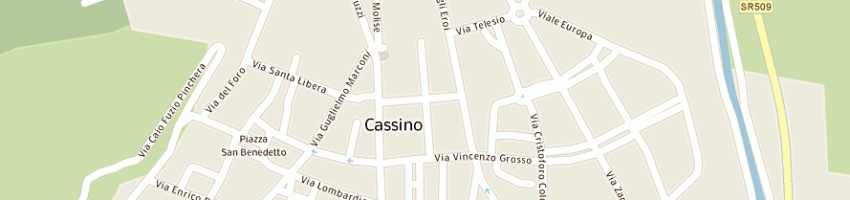 Mappa della impresa associazione social club a CASSINO