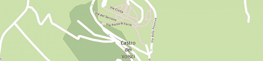 Mappa della impresa crescenzi grazia a CASTRO DEI VOLSCI