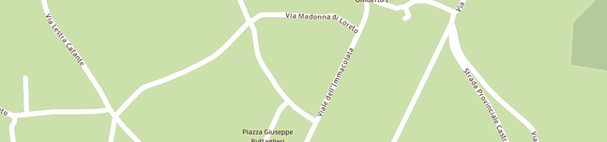 Mappa della impresa ristorante bar lanterna blu a CASTROCIELO