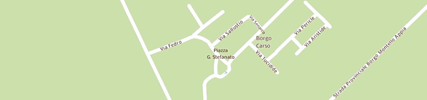 Mappa della impresa studio carso srl a LATINA