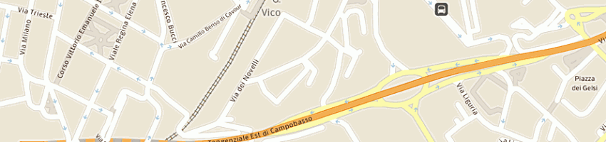 Mappa della impresa carrozzeria la veneziana di polo domenico a CAMPOBASSO