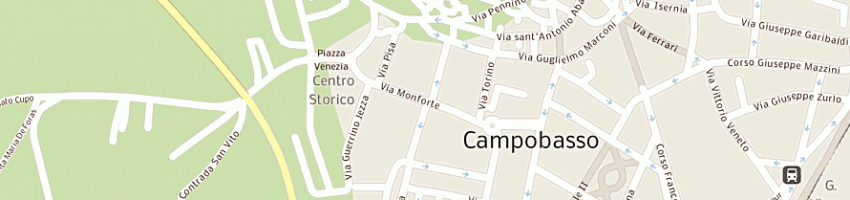 Mappa della impresa autoscuola ciero a CAMPOBASSO