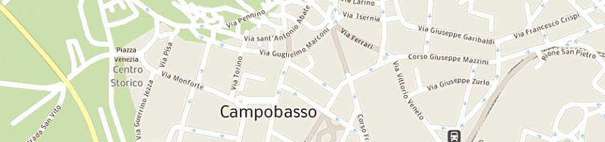 Mappa della impresa intimo a CAMPOBASSO
