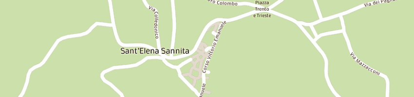 Mappa della impresa pette nicola a SANT ELENA SANNITA