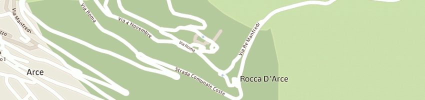 Mappa della impresa santoro dino a ROCCA D ARCE