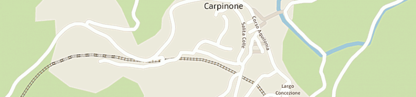 Mappa della impresa carabinieri a CARPINONE