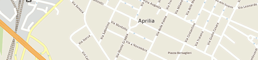 Mappa della impresa agrochimica pontina a APRILIA
