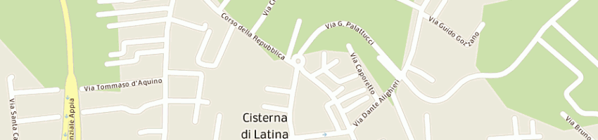 Mappa della impresa zampieri claudia a CISTERNA DI LATINA
