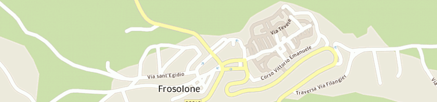Mappa della impresa municipio a FROSOLONE