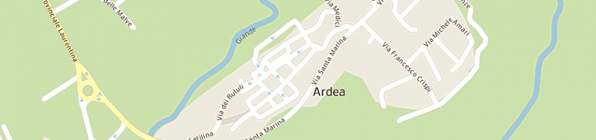 Mappa della impresa cine ardeatino (srl) a ARDEA