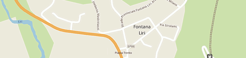Mappa della impresa sacchetti noe' marco a FONTANA LIRI