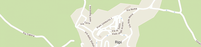 Mappa della impresa biblioteca comunale di ripi a RIPI