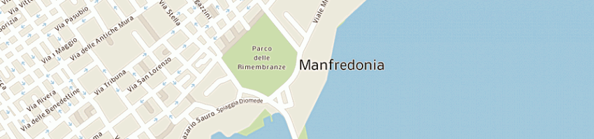 Mappa della impresa pretura a MANFREDONIA