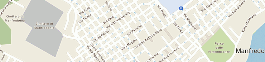 Mappa della impresa municipio a MANFREDONIA