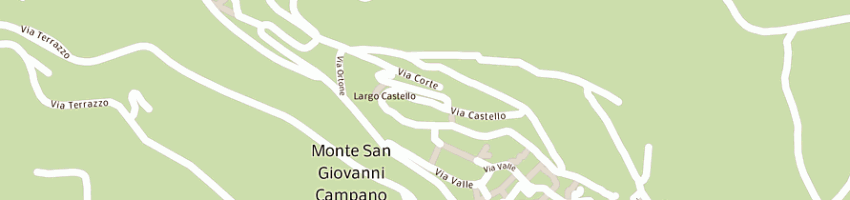 Mappa della impresa cinelli umberto a MONTE SAN GIOVANNI CAMPANO