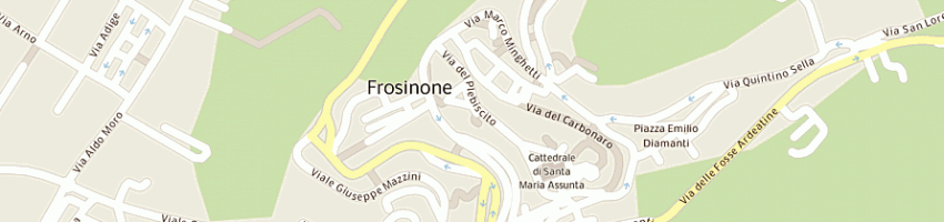 Mappa della impresa poste italiane a FROSINONE