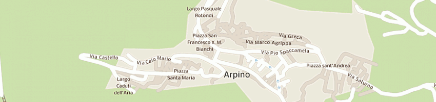 Mappa della impresa bar trattoria ranaldi a ARPINO