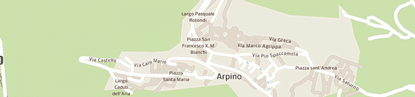 Mappa della impresa rea gino a ARPINO