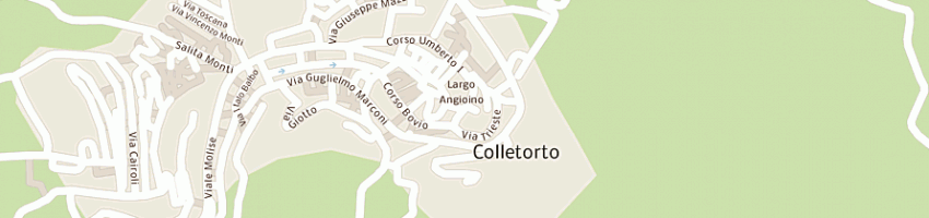 Mappa della impresa oleificio cooperativo s giovanni battista (srl) a COLLETORTO