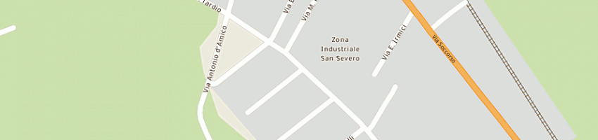 Mappa della impresa linea porte a SAN SEVERO
