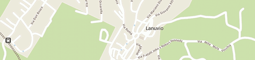 Mappa della impresa lanuvio 2000 srl a LANUVIO