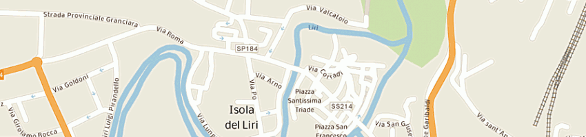 Mappa della impresa fantauzzi maria boutique mariella a ISOLA DEL LIRI