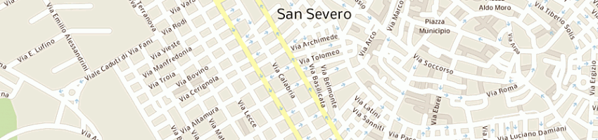 Mappa della impresa iaffaldano michele a SAN SEVERO