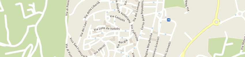 Mappa della impresa casa vinicola ciccariello srl a VELLETRI