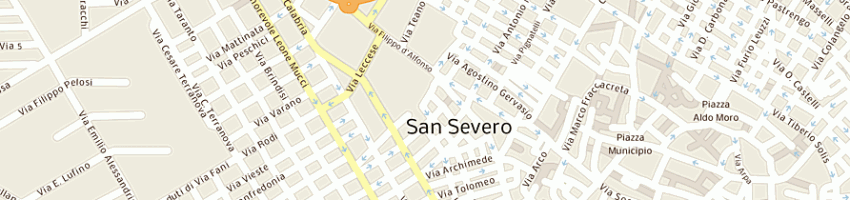 Mappa della impresa biccari luigi a SAN SEVERO