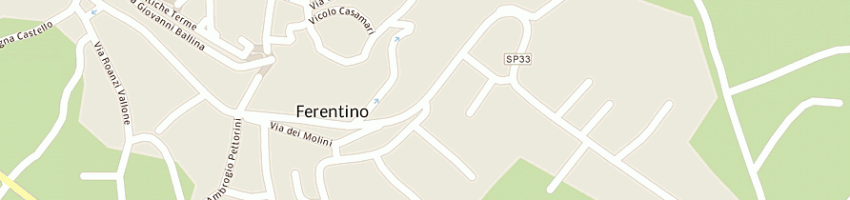 Mappa della impresa perotta carlo a FERENTINO