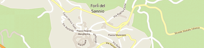 Mappa della impresa azienda agricola forlivese spa a FORLI DEL SANNIO
