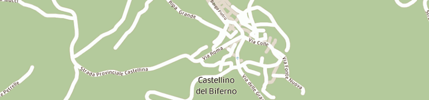 Mappa della impresa poste italiane a CASTELLINO DEL BIFERNO