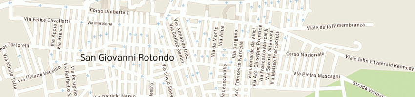 Mappa della impresa centra gaetano a SAN GIOVANNI ROTONDO