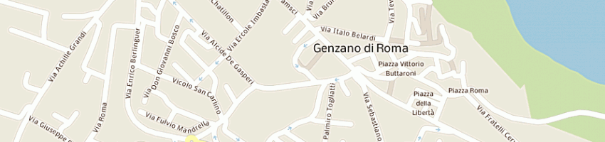 Mappa della impresa associazione polisportiva dilettantistica tennis genzano a GENZANO DI ROMA