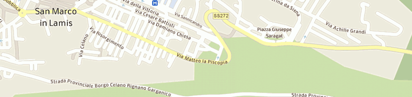 Mappa della impresa carabinieri a SAN MARCO IN LAMIS