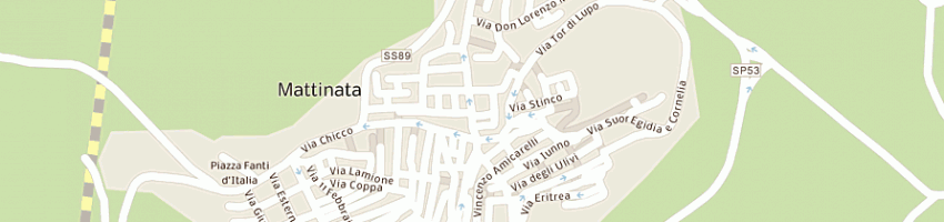 Mappa della impresa ristorante pizzeria bar la garganica a MATTINATA