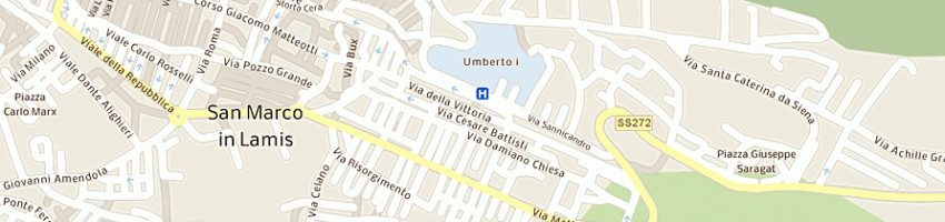 Mappa della impresa istituto di vigilanza smarco di galante ciro a SAN MARCO IN LAMIS