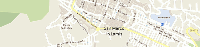 Mappa della impresa municipio centro polivalente anziani a SAN MARCO IN LAMIS
