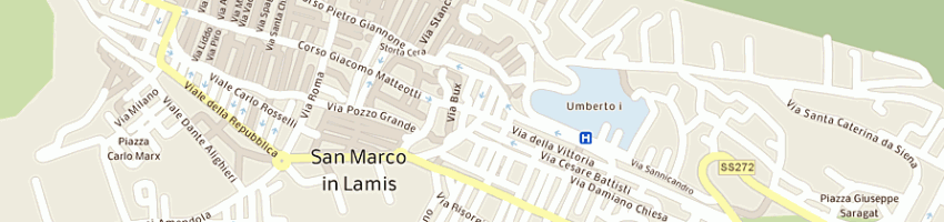 Mappa della impresa de cata giuseppe a SAN MARCO IN LAMIS