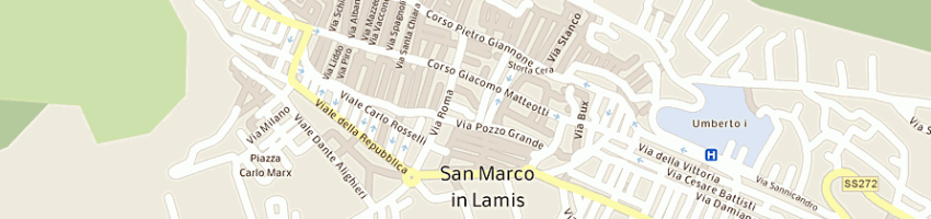 Mappa della impresa mille idee per la testa di siciliano maria lucia a SAN MARCO IN LAMIS