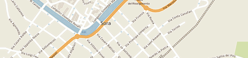 Mappa della impresa promogroup picc soc coop arl a SORA