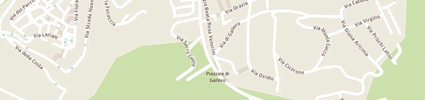 Mappa della impresa la baita cafe' di cesaroni stefano sas a ARICCIA