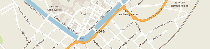 Mappa della impresa istituto s giovanna antida a SORA