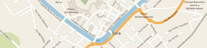 Mappa della impresa gabrielli gioielli a SORA