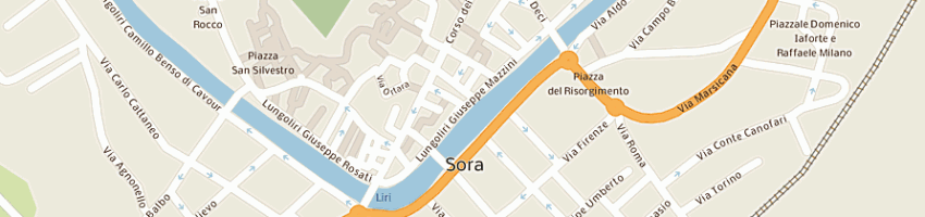Mappa della impresa cappuccitti domenico a SORA