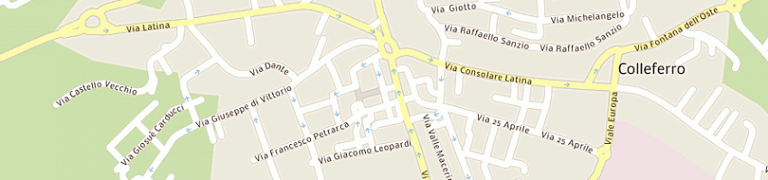 Mappa della impresa siniscalchi gianfranco a COLLEFERRO