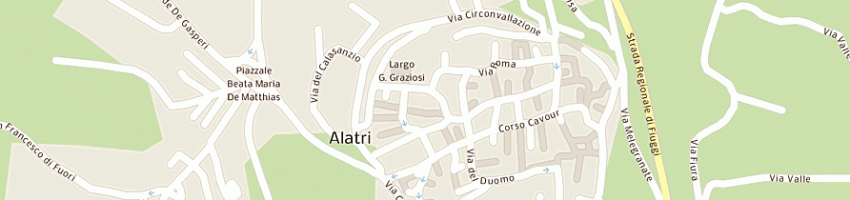 Mappa della impresa brocco natale a ALATRI