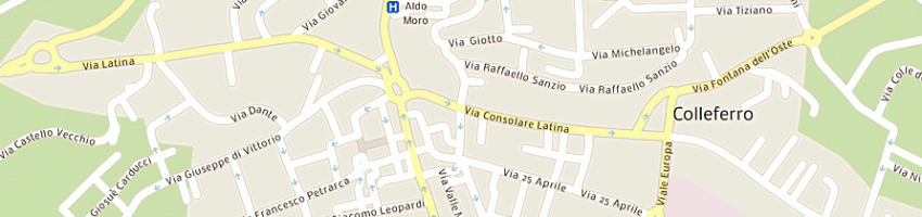 Mappa della impresa ljafa srl a COLLEFERRO