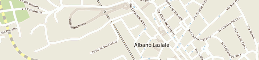 Mappa della impresa magni simonetta a ALBANO LAZIALE