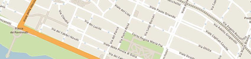 Mappa della impresa agenzia lido sas di giuseppe mercurio a ROMA